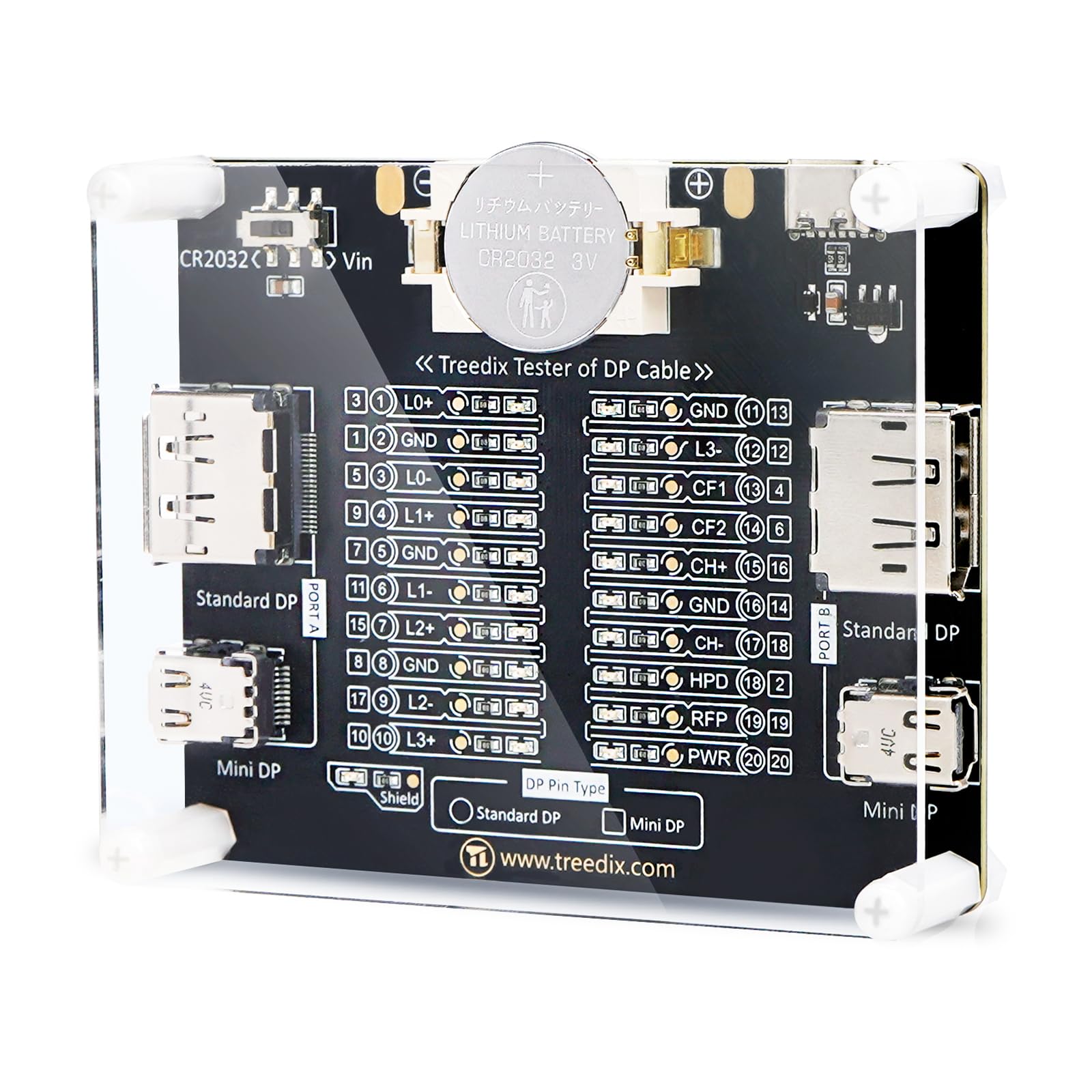 Treedix DisplayPort Cable Tester for Standard DisplayPort Cable